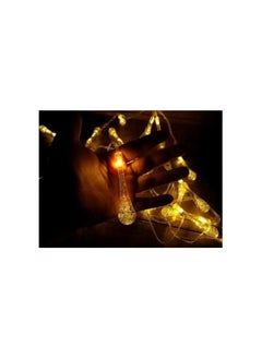Generic Ramadan String Lights Crystal LED Lighting -  Yellow  - Image 2