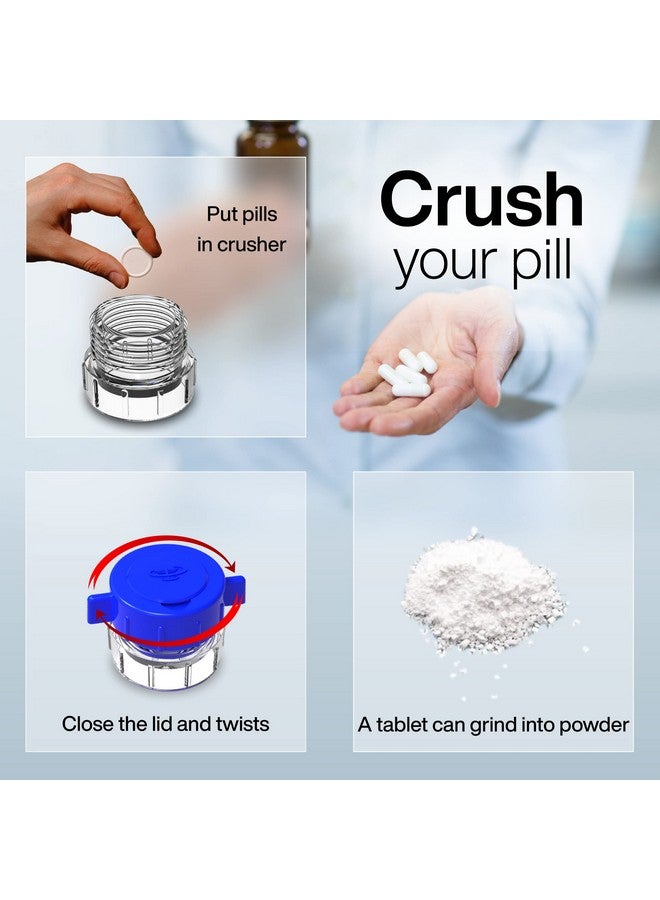 Otica Tablet Crusher Pill Grinder Tablet pulverizer Medicine crusher in powder form for Great for Feeding Tube use, Pets or easier Medicine intake for Kids (pack of, 1) - Image 5