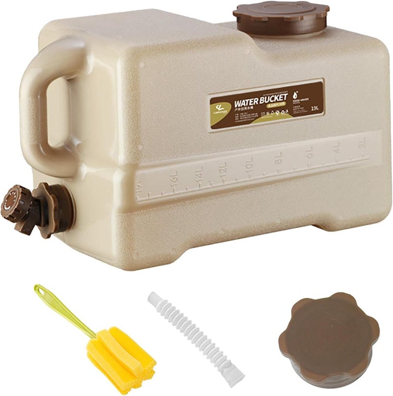 klarako Water Container with Spigot Hurricane Supplies Jug BPA Free Water Canister for Camping Vehicle - Image 3