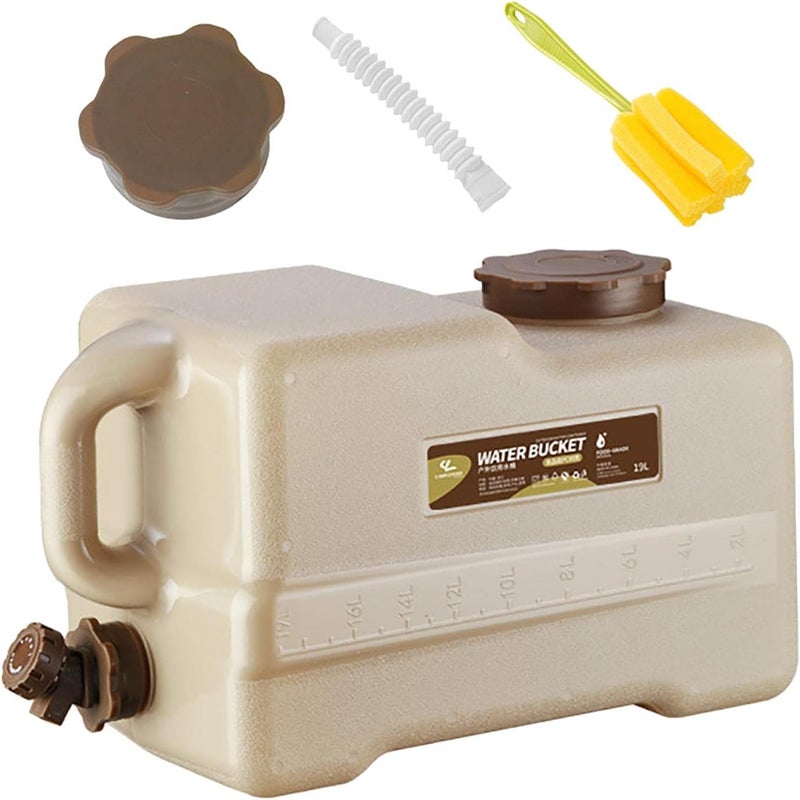 klarako Water Container with Spigot Hurricane Supplies Jug BPA Free Water Canister for Camping Vehicle - Image 1
