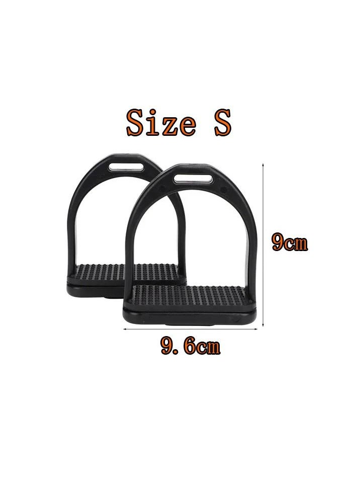 Generic - 1-Pair Horse Stirrup,High Strength Plastics Stirrups,Safety Horse Riding Stirrup,Non-Slip Equestrian Stirrups For Saddle,Size S - Image 1