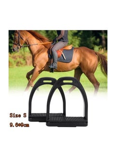1-Pair Horse Stirrup,High Strength Plastics Stirrups,Safety Horse Riding Stirrup,Non-Slip Equestrian Stirrups For Saddle,Size S