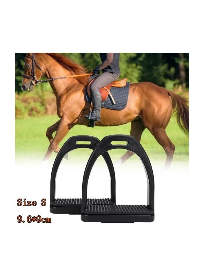 Generic - 1-Pair Horse Stirrup,High Strength Plastics Stirrups,Safety Horse Riding Stirrup,Non-Slip Equestrian Stirrups For Saddle,Size S - Image 1