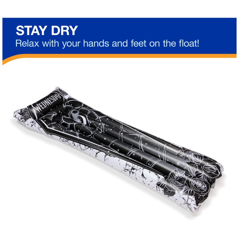 SwimWays Wednesday Suntanner Pool Float, Inflatable Pool Floats & Kids Pool Toys, Swimming Pool Accessories & Beach Essentials for Teens Aged 14 & Up - Image 3