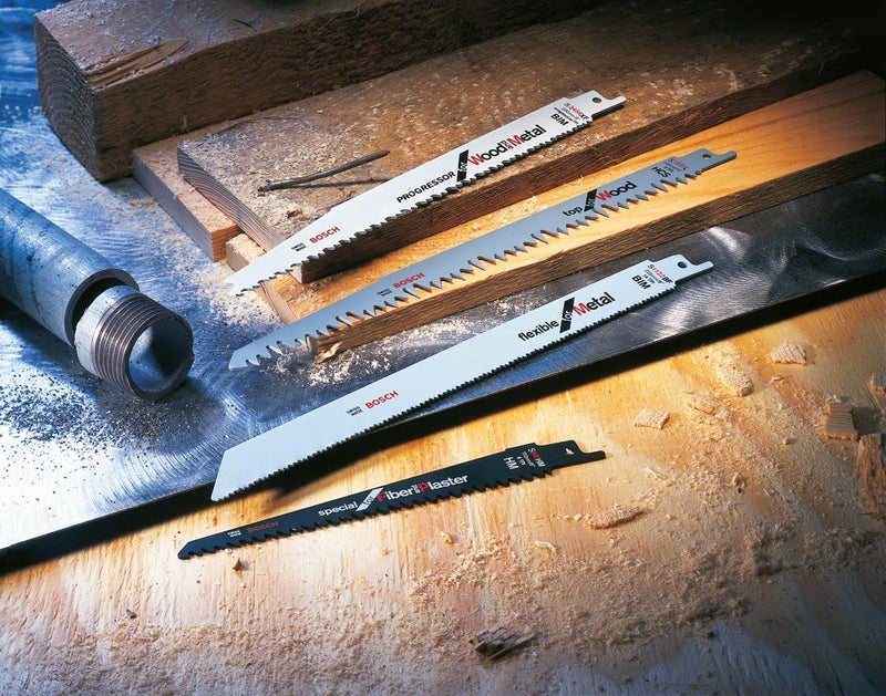 Bosch Professional Reciprocating Saw Blades, For Metal S 1122 Af, Blade Length 225mm, Suitable For Thin Sheet Metals (0.7-3 mm), Fine Pipes/Profiles, Fine Cut, Pack Of 5 - Image 3