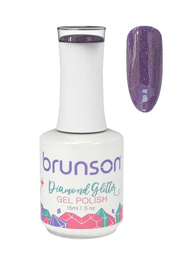 brunson Diamond Glitter Gel Nail Polish Soak Off UV LED Nail Gel Nail Art Varnish Sparkly Shiny Gel Nail Polish BDGG020 - Image 1