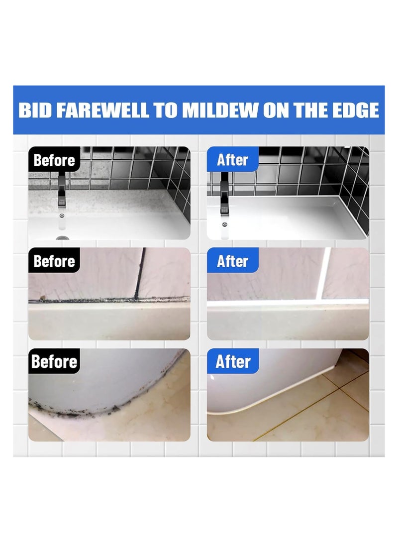 Tile Grout Paint Cement Crack Filler Grout Sealer for Shower Tile Floor Tile and More Complete Solution for Filling Cracks and Gaps in Tile Surfaces Easy and Safe to Use White - Image 3