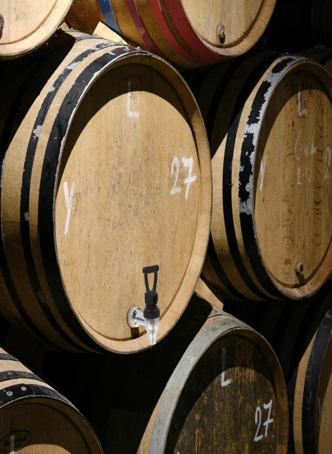 أموسفون صنبور بديل لموزع المشروبات من الفولاذ المقاوم للصدأ من Amosfun، صنبور إبريق مشروبات معدني سهل التركيب 4.13 × 2.55 × 1.25 بوصة - Image 4