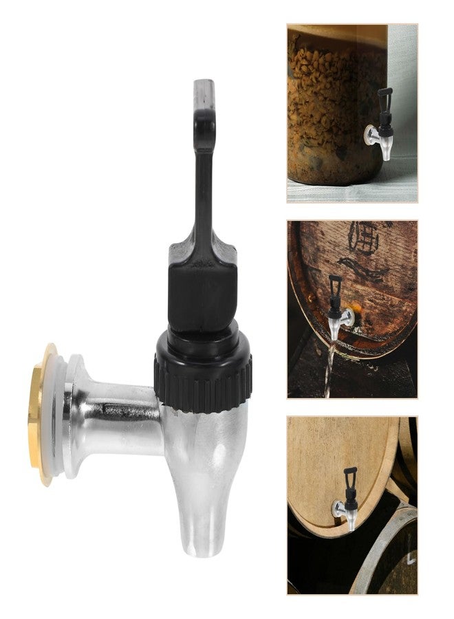 أموسفون صنبور بديل لموزع المشروبات من الفولاذ المقاوم للصدأ من Amosfun، صنبور إبريق مشروبات معدني سهل التركيب 4.13 × 2.55 × 1.25 بوصة - Image 5