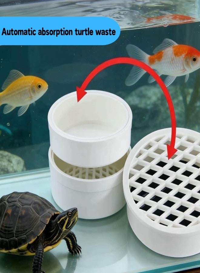 TTMIMIK Turtle Tank Poop Collector, Easy-Clean Aquarium Waste Collector, Reusable Debris Cleaning Tool Plastic Aquarium Maintenance Tool (Small) - Image 3