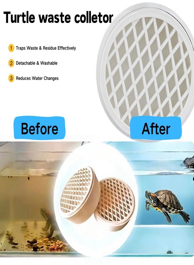 TTMIMIK Turtle Tank Poop Collector, Easy-Clean Aquarium Waste Collector, Reusable Debris Cleaning Tool Plastic Aquarium Maintenance Tool (Small) - Image 5