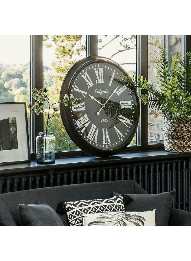 لوفت جينا، ساعة حائط، D75XW45CMS، أسود، بولي بروبيلين-162376 تناسب جميع أنواع الديكور - Image 1