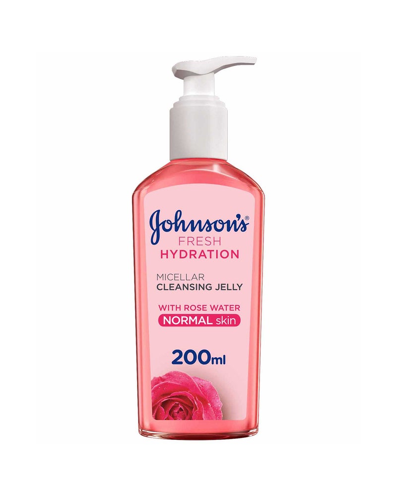 Johnson's Face Cleanser Fresh Hydration Micellar Cleansing Jelly For Normal Skin - Image 1