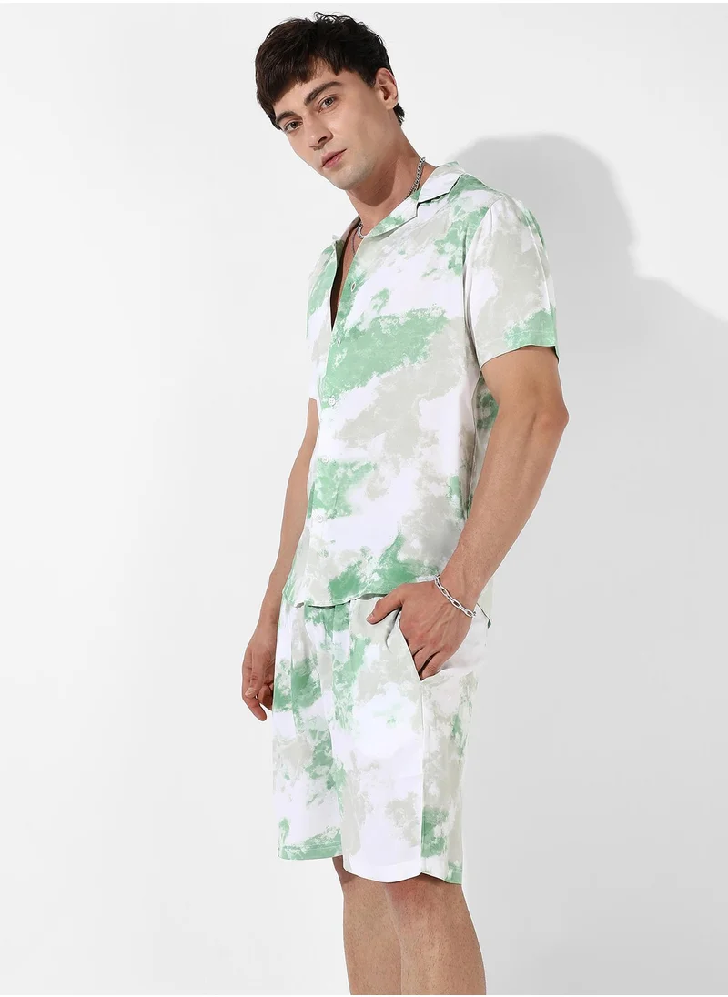 Campus Sutra Tie-Dye Co-Ord Set