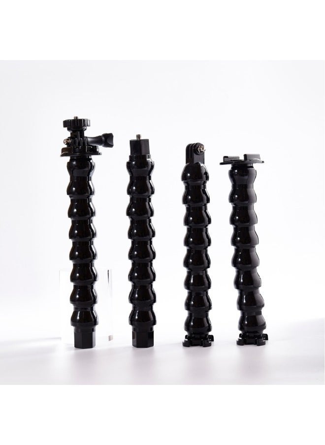 Aixia Ou Applicable To Yingshi Dajiang Gopro Hercules 19/13/9/5 Section Snake Arm Camera Hercules-Color:1/4 Screw Hole To Cycling Mouth Sports Camera Hose Bracket Neutral Type 4-section Flexible Snake Arm - Image 2