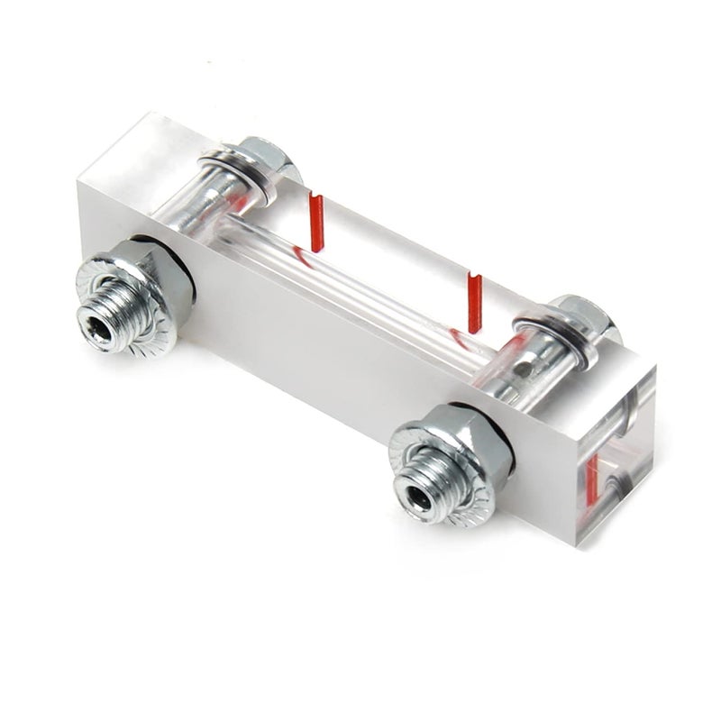 Othmro 1Pcs XYW-60 Flowmeter Acrylic Plexiglass Level Gauge Oil, Water, Liquid Level Display Flowmeters for Machinery, Power, Metallurgy, Shipping, Construction - Image 2