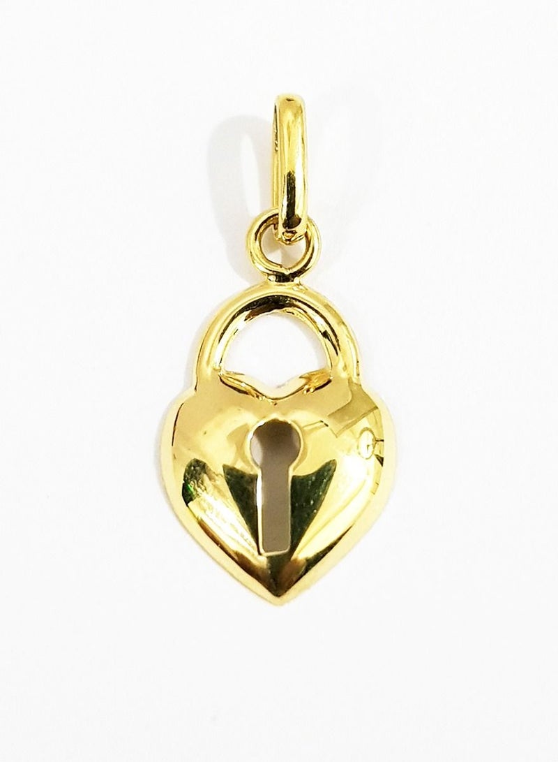 Hamsa.ae 18K Pure Gold Heart Design Necklace - Image 2