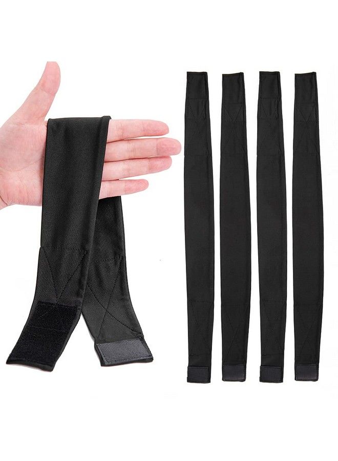 AliLeader 5Pcs Silk Headband Black Headband For Making Wig Silk Elastic Band Adjustable Silk Headband For Headband Wig And Wig Cap - Image 3