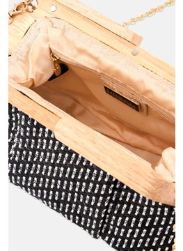 Women Woven Clutch 25 L x 17 H x 10 W cm, Black - pzsku/Z1C8D35A97041B882B42DZ/45/_/1737642180/4299a9e4-183a-4234-9b30-fb511f2377c4