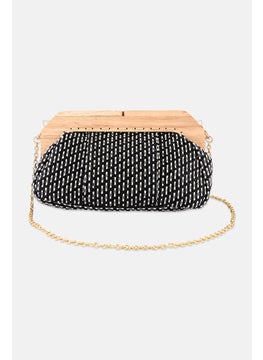 Women Woven Clutch 25 L x 17 H x 10 W cm, Black - pzsku/Z1C8D35A97041B882B42DZ/45/_/1737642183/4cadd20d-2137-402b-a581-47596b7c2807