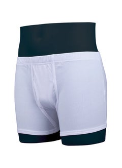 COTTONIL Men Combed White Shorts (100% Cotton)  - Image 1