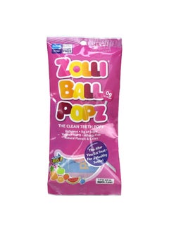 ZOLLIPOPS Zollipops, Zolli Ball Popz, The Clean Teeth Pops, Delicious Fruit, Approx. 4 pops, 1.7 oz  - Image 1
