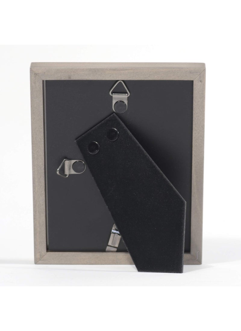 Lawrence Frames Lawrence Frames 4x5 Gray Wood Gallery Collection Picture Frame  - Image 3