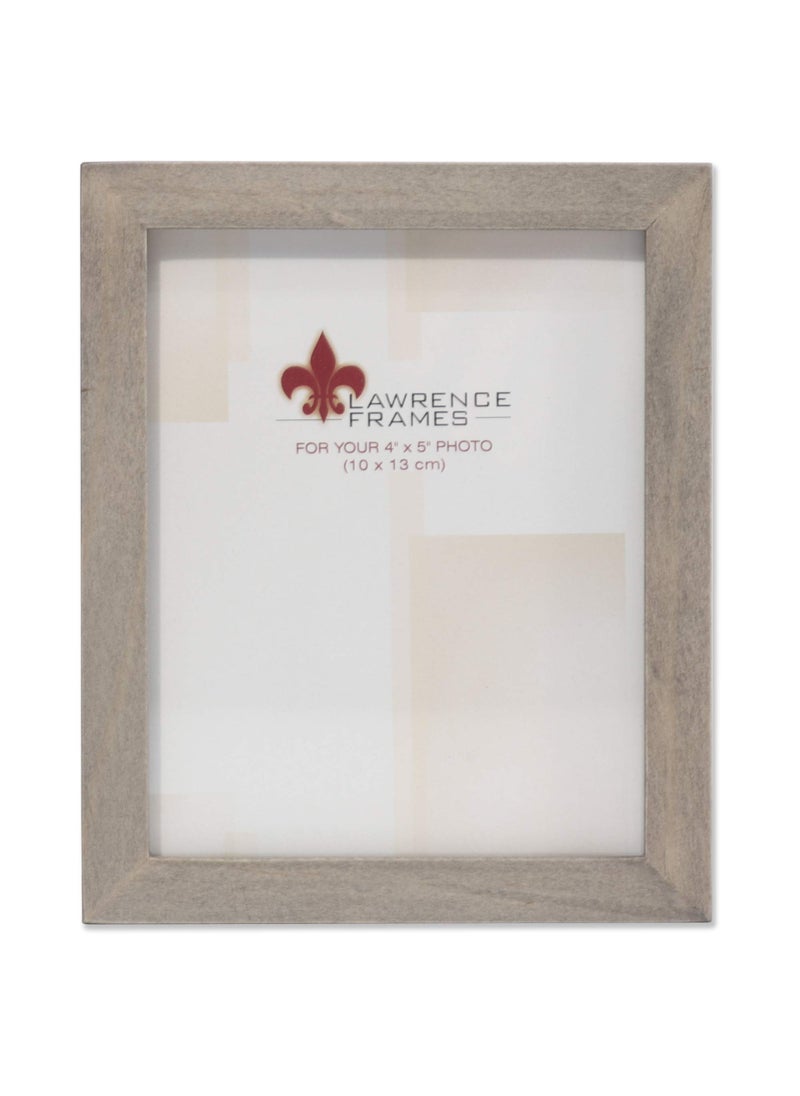 Lawrence Frames Lawrence Frames 4x5 Gray Wood Gallery Collection Picture Frame  - Image 1
