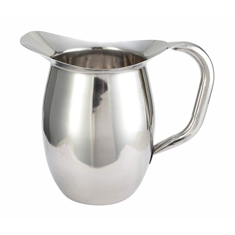 Winco WPB-3 Deluxe Bell Pitcher, 3-Quart, Stainless Steel - Image 5