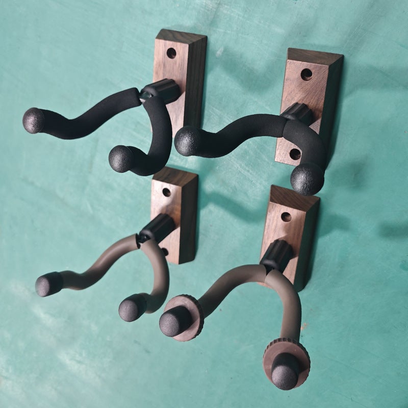 Black Walnut Wood Color Guitar Stand Guitar Wall Hook Bass Hook Ukulele Hook Electric Guitar Hook - Image 3