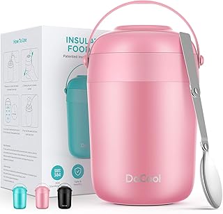 DaCool Food Thermos for Kids 16 oz Insulated Lunch Containers Leak Proof Thermos for Food Lunch Soup Vacuum Stainless - Image 1
