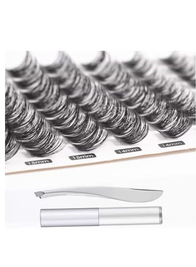 Bukela Weekly Natural Lashes 144 Clusters, Reusable Individual Eyelash Extensions DIY Kit for Perfect Natural Look - Image 4
