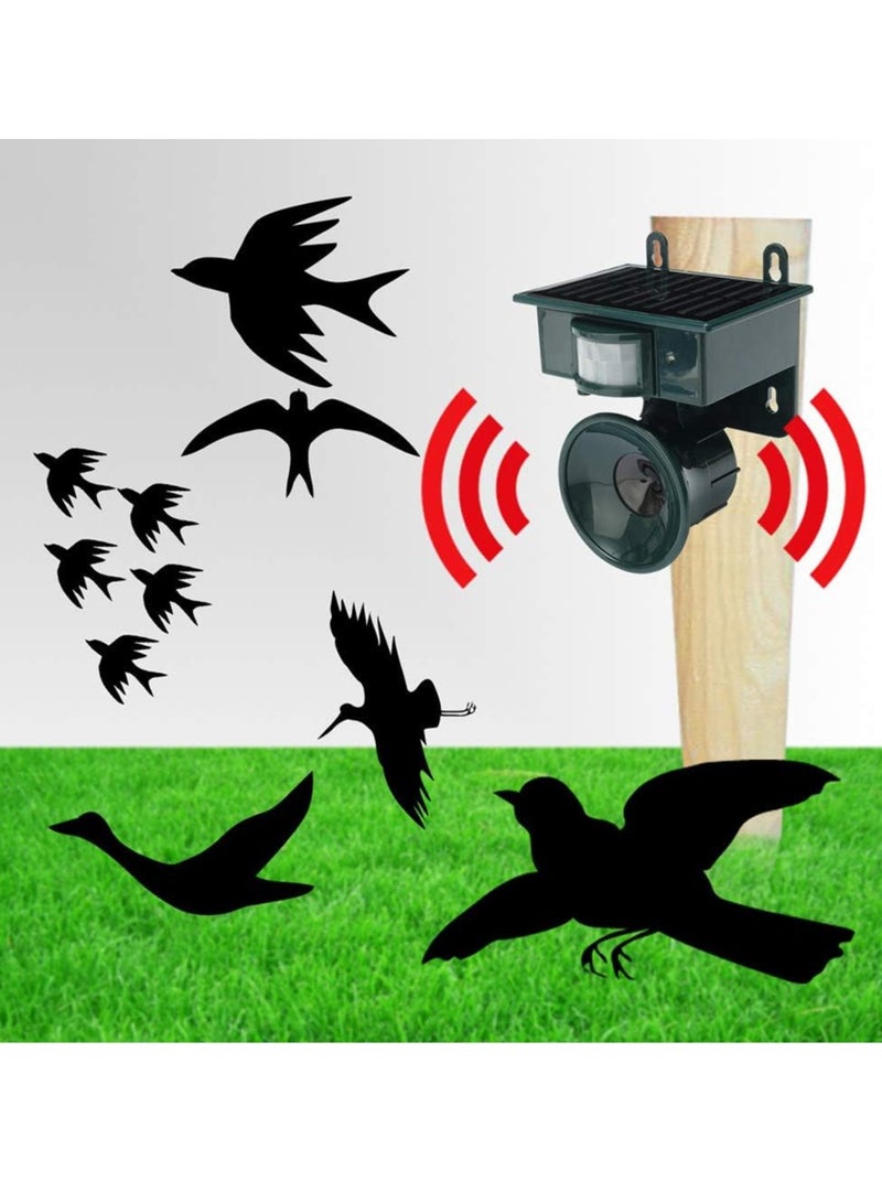 طارد بالموجات فوق الصوتية ، طارد الحشرات بالموجات فوق الصوتية ، مستشعر الحركة PIR بالطاقة الشمسية في الهواء الطلق للماء طارد الحيوانات بالموجات فوق الصوتية ، طارد الطيور والقطط والكلاب والثعالب والفئران والأرانب وآمنة وصديقة للبيئة - Image 4