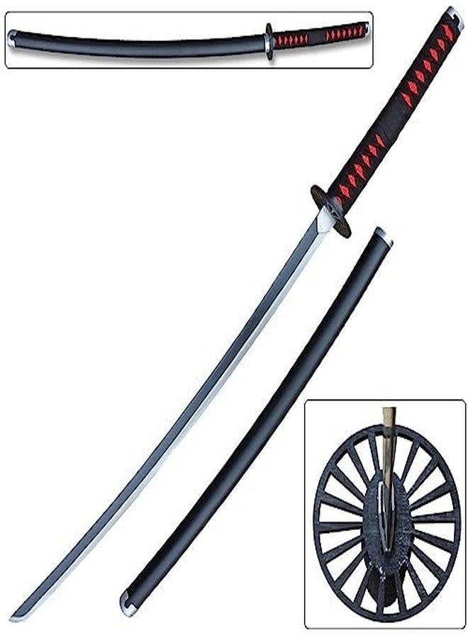 UMANI® Anime Cosplay Samurai Sword 41 Inch Decorative Collectible Sword Various Styles Available(Wooden) (1001-TANJIRO NICHRIN) - Image 5