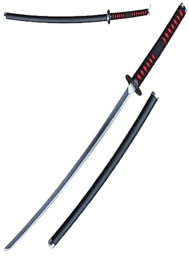 UMANI® Anime Cosplay Samurai Sword 41 Inch Decorative Collectible Sword Various Styles Available(Wooden) (1001-TANJIRO NICHRIN) - Image 1