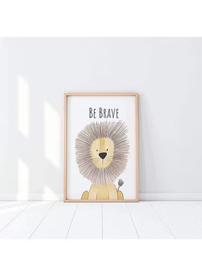 fantasize 6 Pack Pictures Animals Nursery Baby Room Decoration Picture Boy Girl PosterAnimals Africa Animals Poster Decoration 21x30 Cm (No Frame) - Image 3
