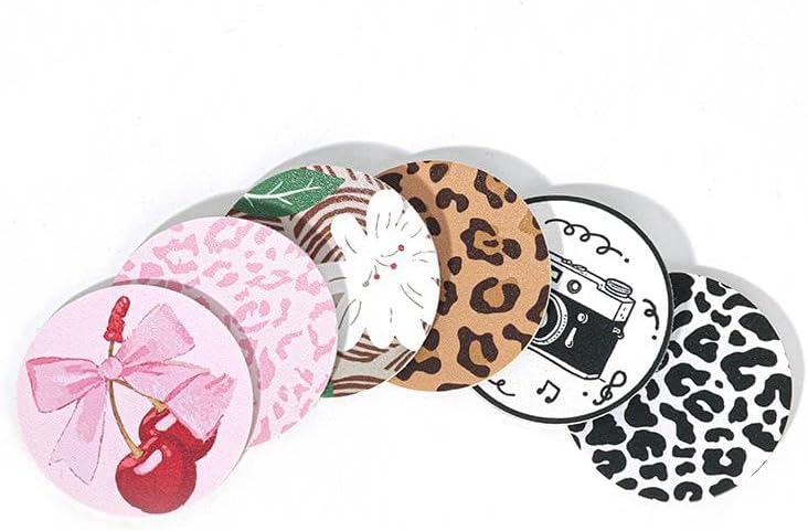 Instax Mini EVO Camera Lens Cap Sticker Retro Flowers Design Anti Scratch Dustproof - Image 1