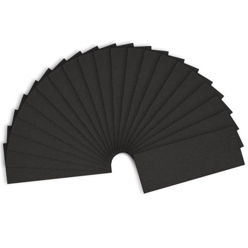 Shineboc Sandpaper 220 Grit, Wet Dry Sanding Sheets 9 x 3.6 Inch for Wood Furniture Finishing, Metal Sanding and Automotive Polishing, 21-Sheet - Image 1