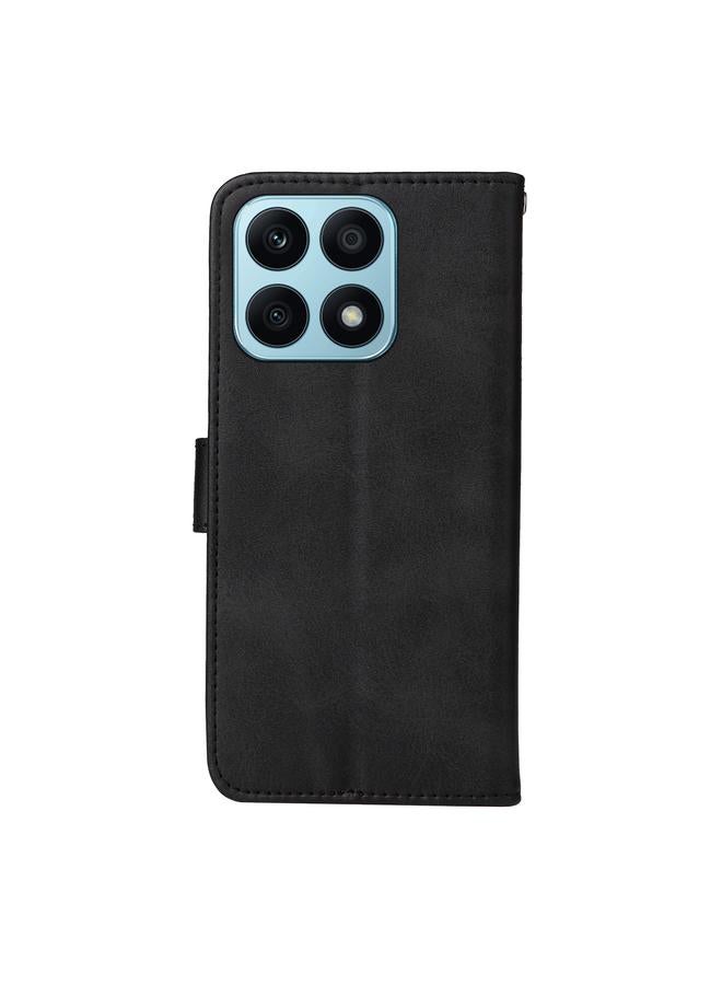 اس-توب جراب هاتف Honor X8a الكلاسيكي المصنوع من جلد العجل القابل للطي - Image 3