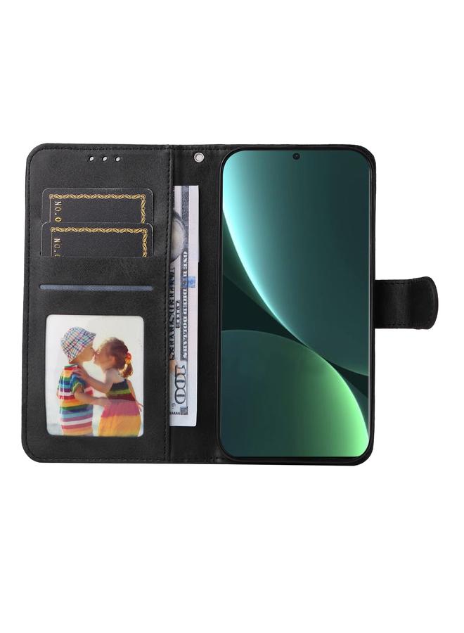 اس-توب جراب هاتف Honor X8a الكلاسيكي المصنوع من جلد العجل القابل للطي - Image 4