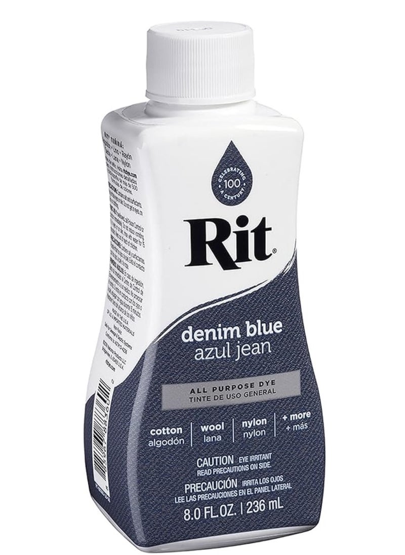 RIT Rit All-Purpose Liquid Dye, Denim Blue  - Image 2