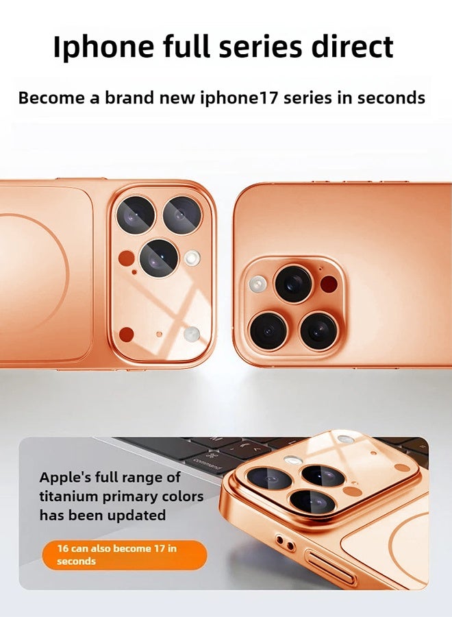 حافظة iPhone 17 Pro Magsafe مغناطيس قوي غطاء iPhone 17 Pro مقاوم للخدش حافظة 17 Pro مقاومة للانزلاق مغناطيسية متوافقة مع ملحق Magsafe - Image 3