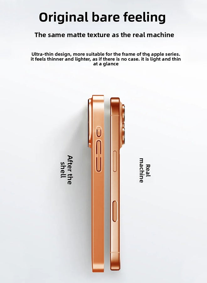 حافظة iPhone 17 Pro Magsafe مغناطيس قوي غطاء iPhone 17 Pro مقاوم للخدش حافظة 17 Pro مقاومة للانزلاق مغناطيسية متوافقة مع ملحق Magsafe - Image 5