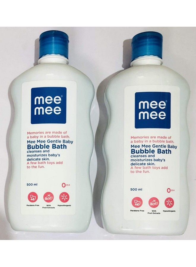 mee mee Gentle Baby Bubble Bath 500Ml (Pack Of 2) - Image 1