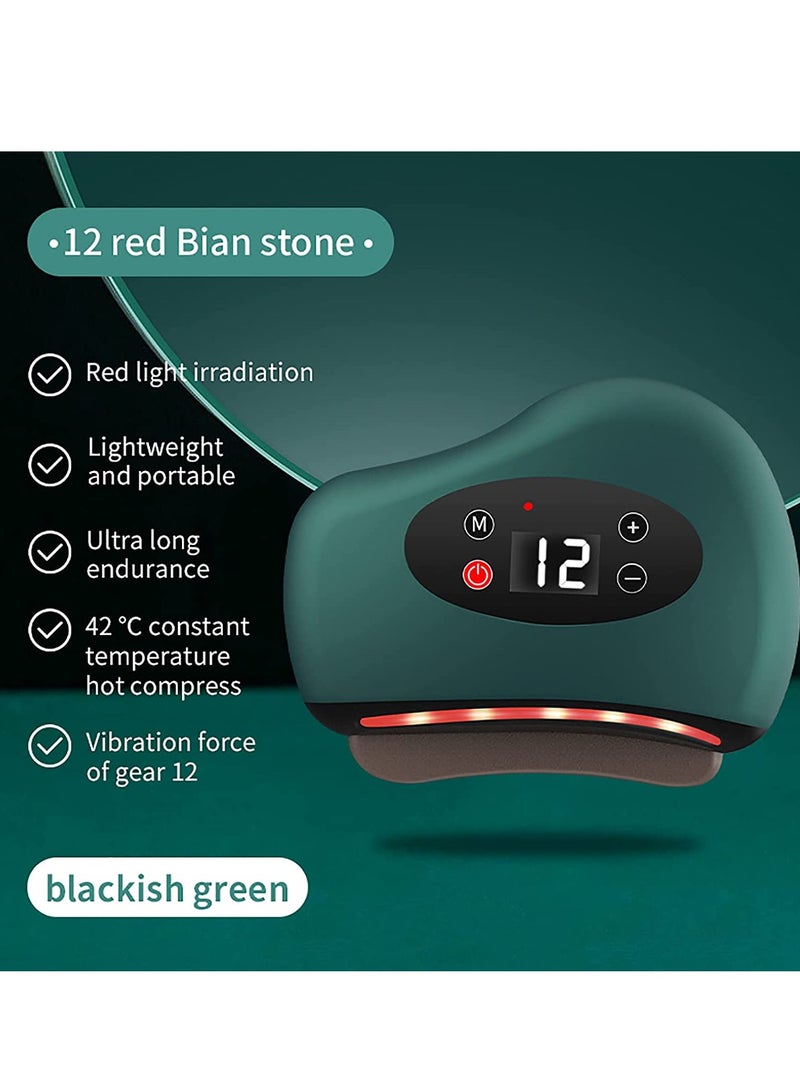 Excefore Facial Massage Electric Gua Sha Tools Microcurrent Electronic Gua Sha Board Constant Temperature design for Face Neck Skin Improve Facial Fine Lines Remove Wrinkles Face Lifting - Image 2