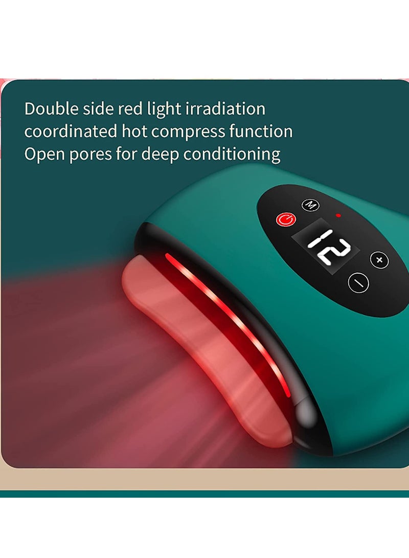 Excefore Facial Massage Electric Gua Sha Tools Microcurrent Electronic Gua Sha Board Constant Temperature design for Face Neck Skin Improve Facial Fine Lines Remove Wrinkles Face Lifting - Image 3