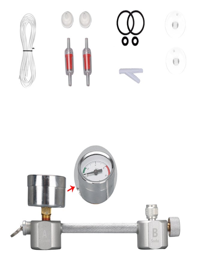 Generic Aquarium DIY CO2 Generator System Kit CO2 Generator System Carbon Dioxide Reactor Kit for Plants Aquarium  - Image 1