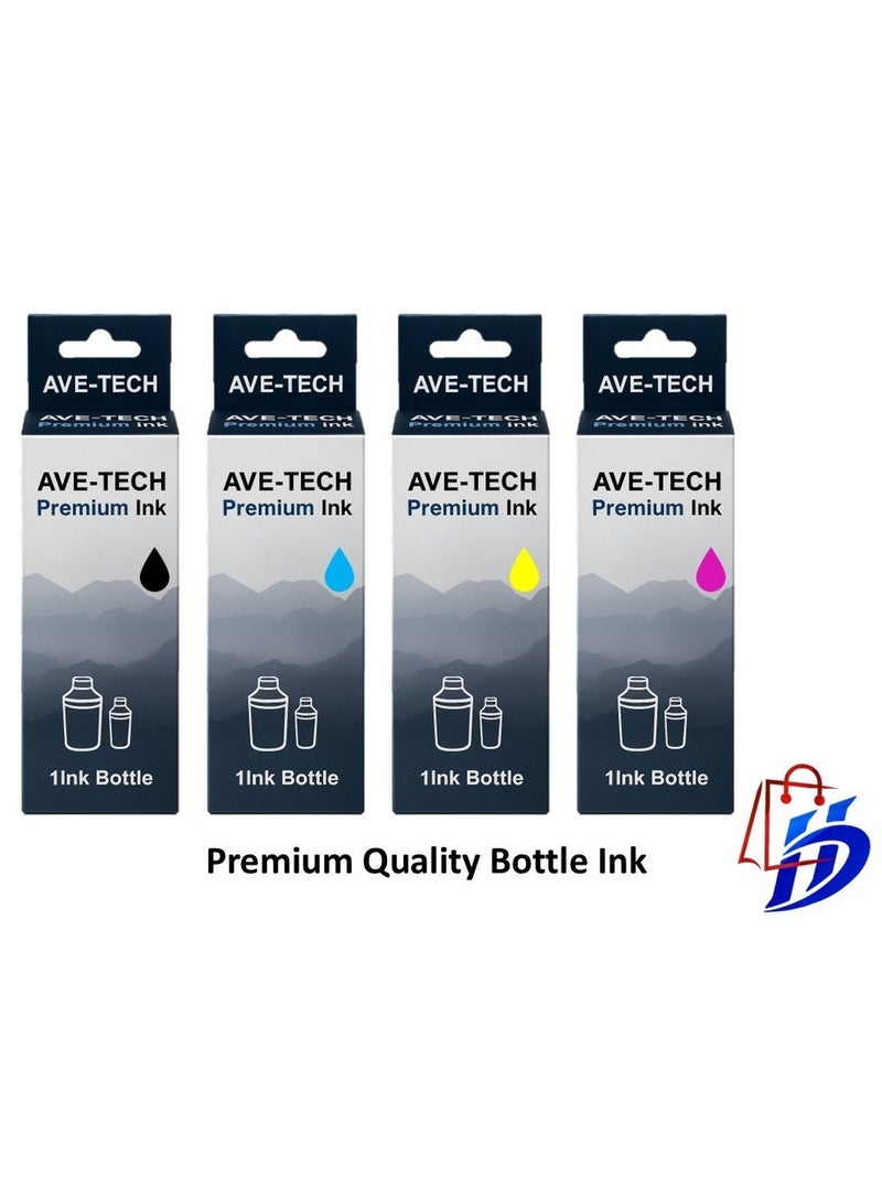 AVE-TECH INK 664 CYAN Full Set BCYM - Image 1