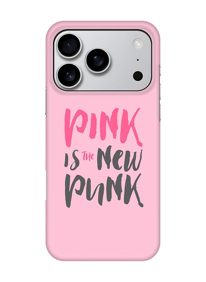 Stylizedd For iPhone 17 Pro,Case, [Compatible with MagSafe] Magnetic cover Slim fit Protection Matte, - Pink is the new punk