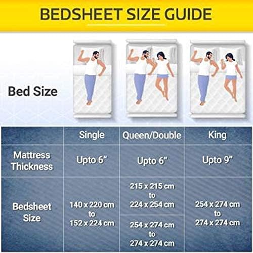 Peponi Silk Jaquard Woven Double Bedsheet with 2 Pillow Covers (Standard_D.Maroon & Gold) - Image 4